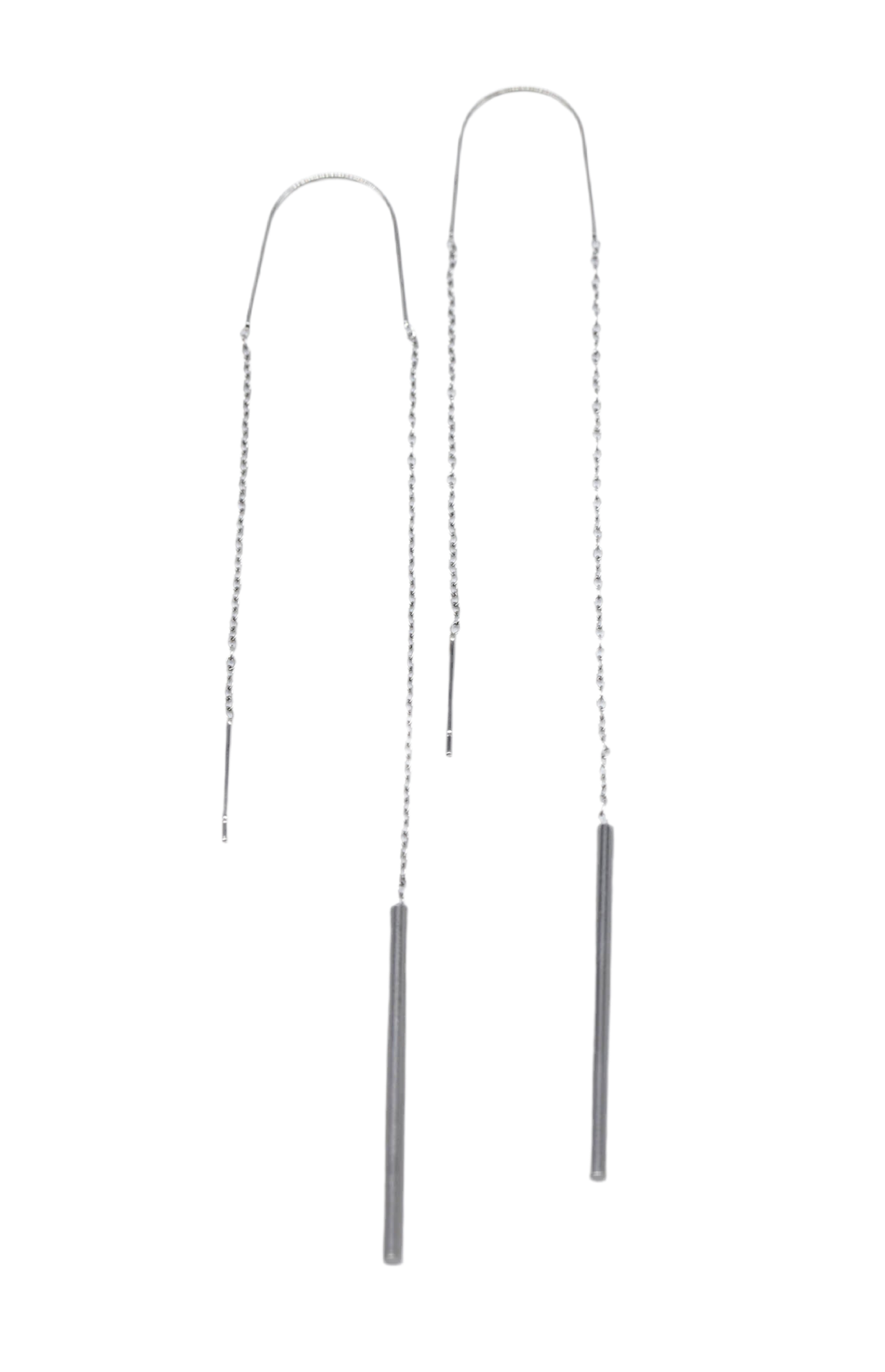 Pendientes Acero doble caída