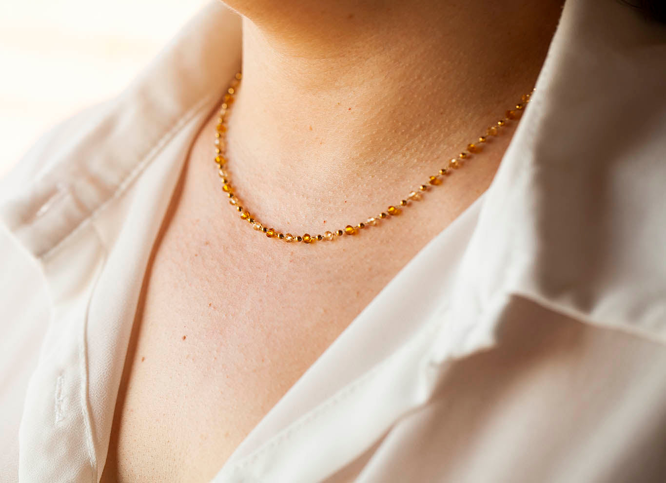 Collar Acero Bolitas