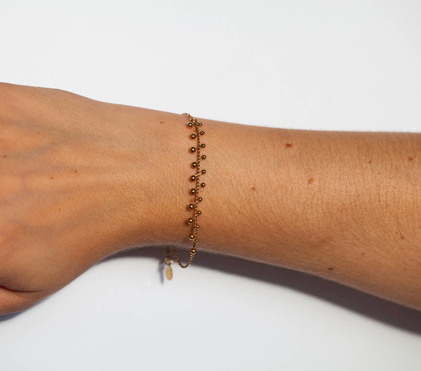 Pulsera Acero Bolitas
