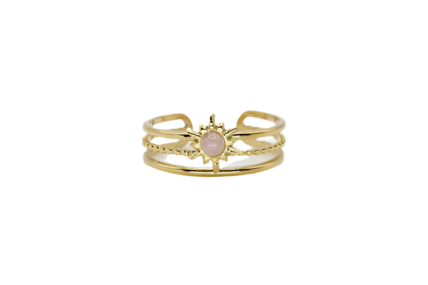 Anillo Estrella Rosa