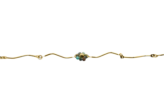 Pulsera flor de piedras